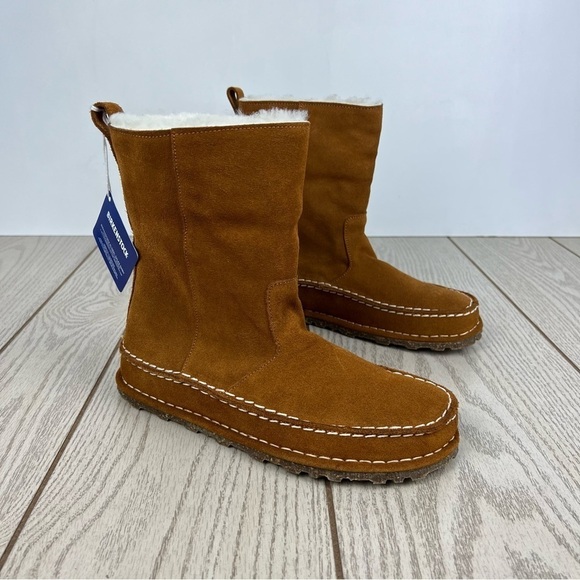 Birkenstock Lahti Shearling Suede Leather Boot EUR38/L7/M5 Mink (tan/brown) $258